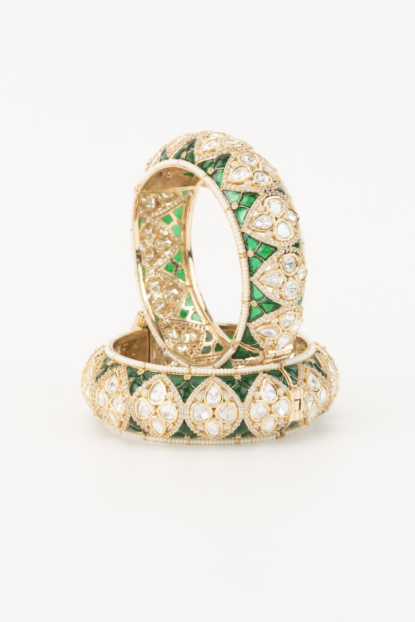 Exquisite Kundan Bangles
